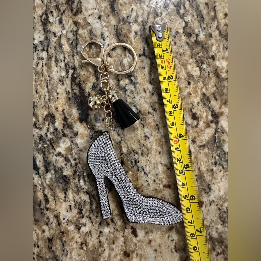 Sparkling High Heel Keychain or Bag Charm - Picture 5 of 6